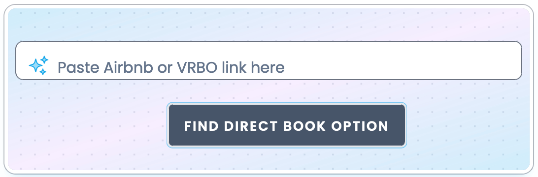 screenshot of the search box on the home page